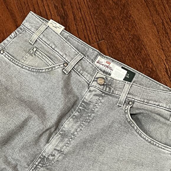 Vtg Levi’s Men’s 540 Flex Denim Grey Gray Jeans 36x32 Acid Wash Brown Tab NEW - Picture 9 of 11